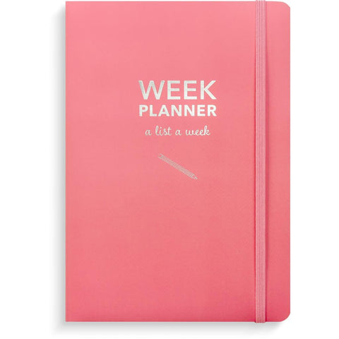 Burde Week Planner undated pink