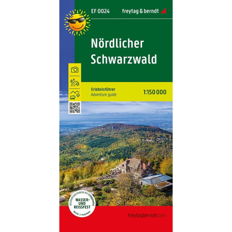 freytag & berndt Freizeitkarte Nördlicher Schwarzwald, Erlebnisführer 1:150.000