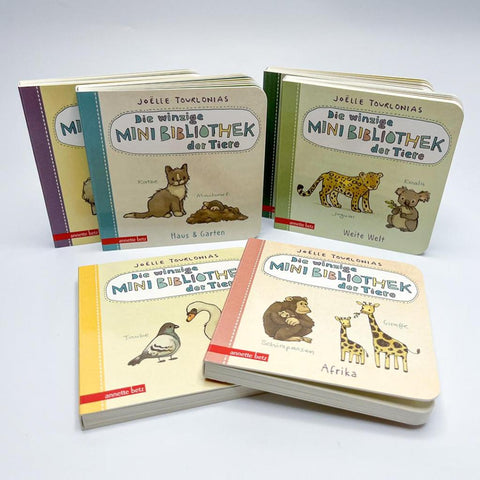 Die winzige Mini-Bibliothek der Tiere (Die Mini-Bibliothek der Wörter, Bd.)
