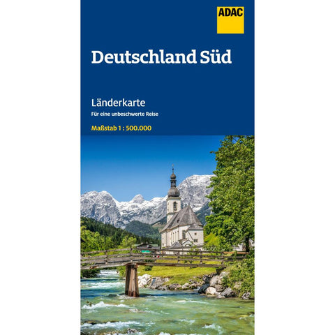 ADAC Länderkarte Deutschland Süd 1:500.000