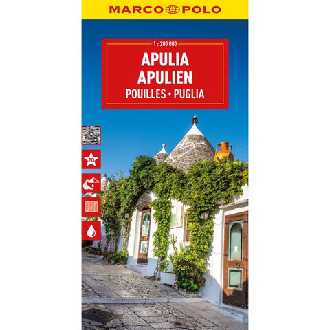 MARCO POLO Reisekarte Italien 11 Apulien 1:200.000