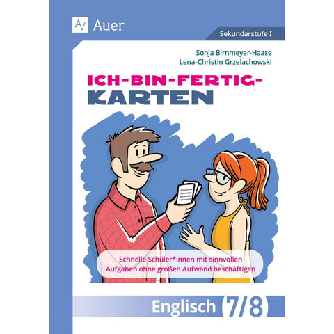 Ich-bin-fertig-Karten Englisch Klassen 7-8