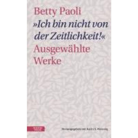 "Ich bin nicht von der Zeitlichkeit"