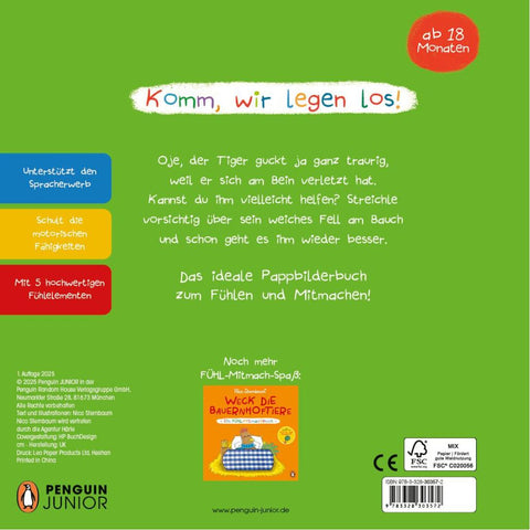 Tröste den Tiger - Ein Fühl-Mitmachbuch