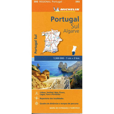 Michelin Portugal Süd 1 : 300 000 - 593