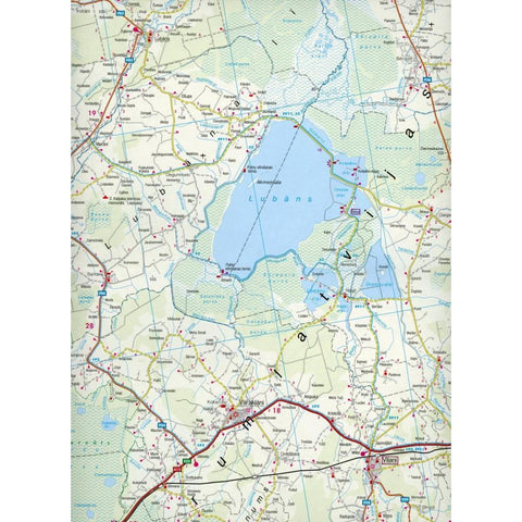 freytag & berndt Straßenkarte Lettland Set 1:150.000