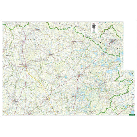 freytag & berndt Straßenkarte Litauen Set 1:150.000