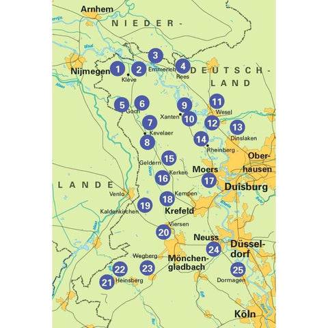 Die 25 schönsten E-Bike Touren am Niederrhein