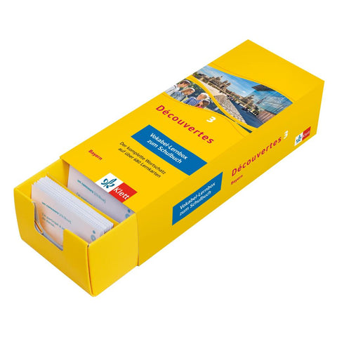 Découvertes 3 Bayern (ab 2017) - Vokabel-Lernbox zum Schulbuch 3. Lernjahr