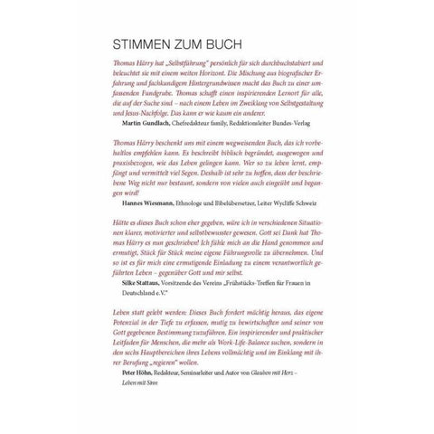 Von der Kunst, sich selbst zu führen