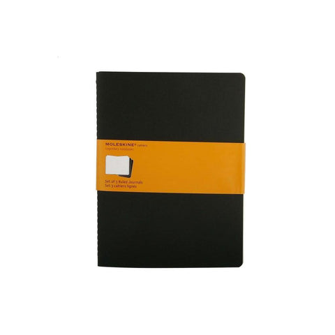 Moleskine Cahier Extra Large liniert schwarz. 3er Pack