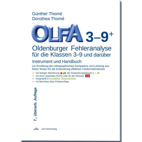 OLFA 3-9: Oldenburger Fehleranalyse für die Klassen 3-9