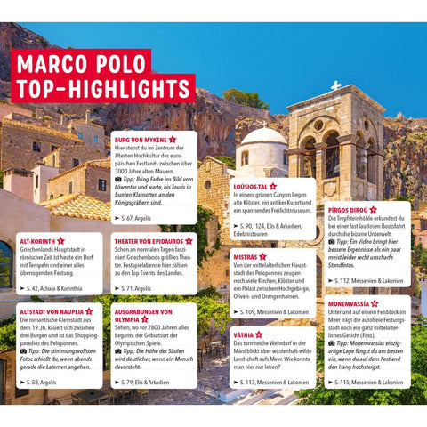 MARCO POLO Reiseführer Peloponnes