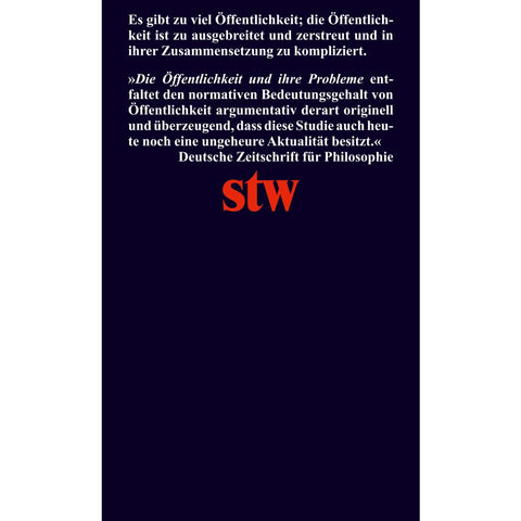 Die Öffentlichkeit und ihre Probleme