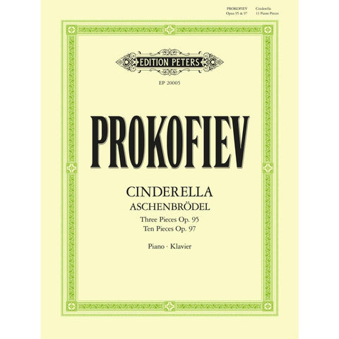Thirteen pieces from the ballet Cinderella for Piano Op. 95 & Op. 97 für Klavier solo -Aschenbrödel-