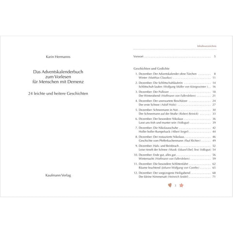 Das Adventskalenderbuch zum Vorlesen für Menschen mit Demenz