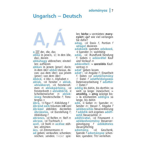 Langenscheidt Universal-Wörterbuch Ungarisch