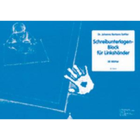 Schreibunterlagenblock für Linkshänder