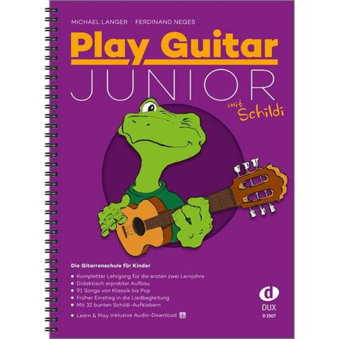 Play Guitar Junior mit Schildi