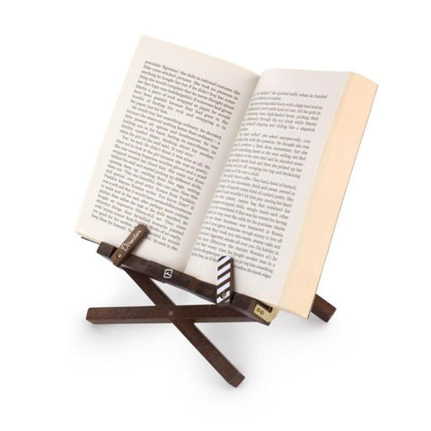 Director's Bookchair Weiß | Buchständer | Leseständer | Tablethalter aus Holz | Lesehilfe | Für Bücher, E-Reader und Tablets