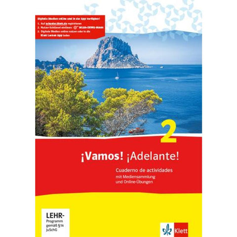 ¡Vamos! ¡Adelante! 2. Cuaderno de actividades mit Mediensammlung und Online-Übungen