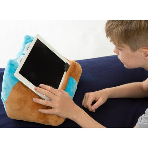 Bookmonster Eule | Lesekissen für Bücher und Tablets | Buchständer | Tablethalter | Lesehillfe | Deutsche Ausgabe