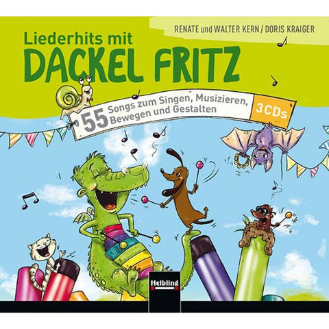 Liederhits mit Dackel Fritz - 3 Audio-CDs