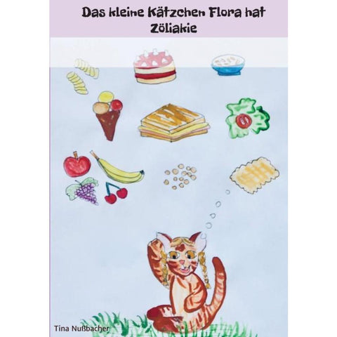 Das kleine Kätzchen Flora hat Zöliakie