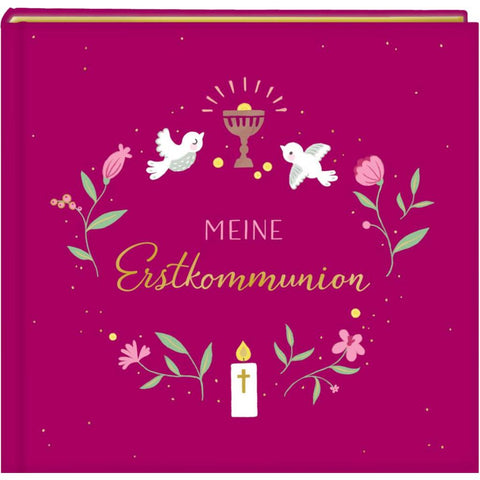 Eintragalbum - Meine Erstkommunion (beerenfarben)