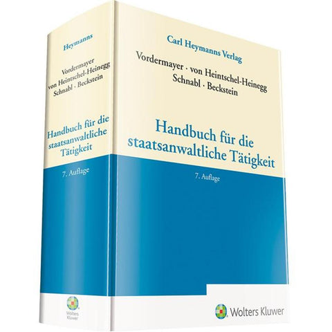 Handbuch für die staatsanwaltliche Tätigkeit