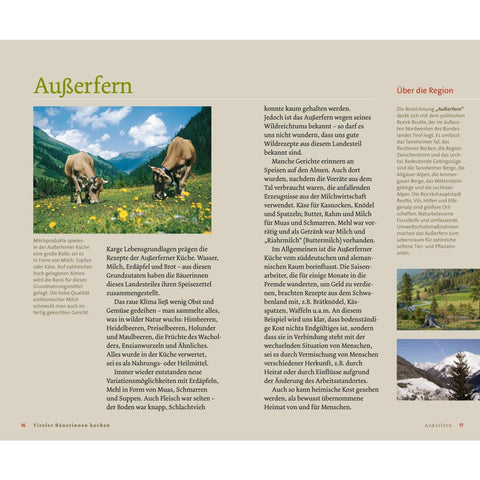 Tiroler Bäuerinnen kochen