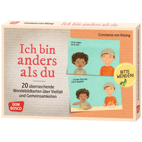 Ich bin anders als du - Ich bin wie du: 20 überraschende Wendebildkarten über Vielfalt und Gemeinsamkeiten