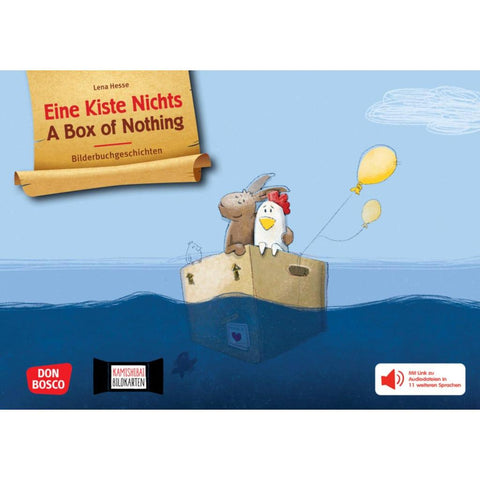 Eine Kiste Nichts. A Box of Nothing. Kamishibai Bildkartenset
