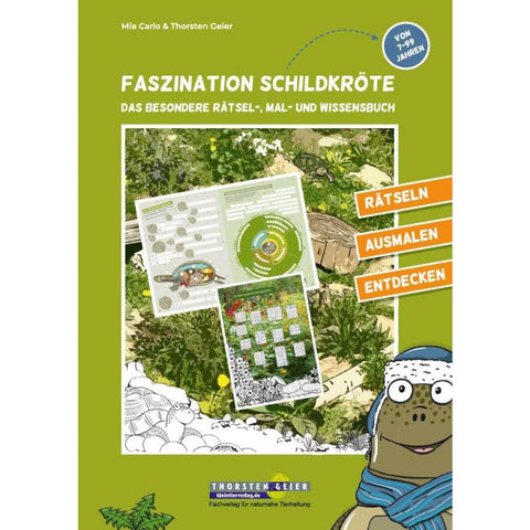 Faszination Schildkröte - das besondere Rätsel-, Mal- und Wissensbuch
