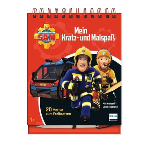 Mein Kratz- und Malspaß - Feuerwehrmann Sam