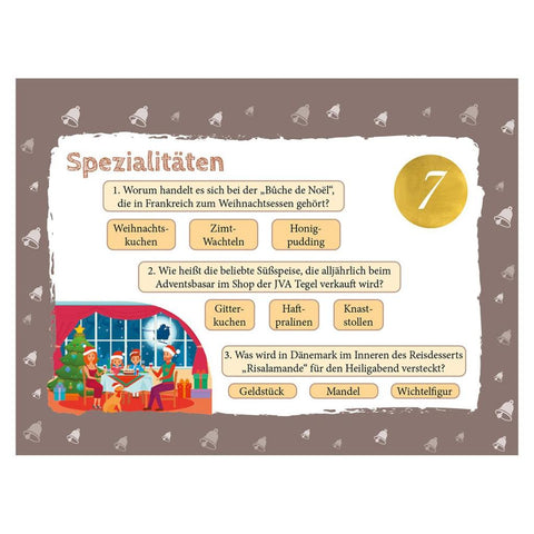 Der unterhaltsame Quiz-Adventskalender