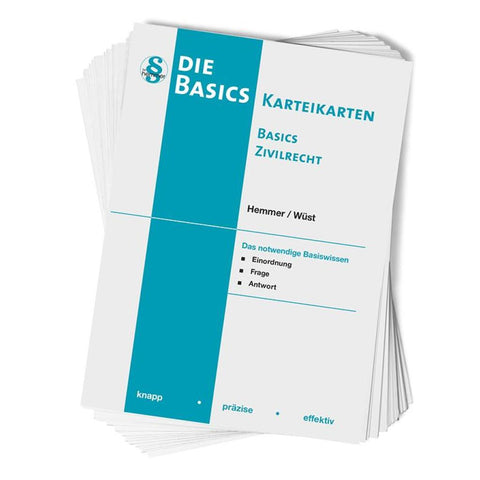 Karteikarten Basics Zivilrecht