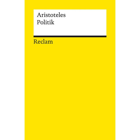 Politik. Schriften zur Staatstheorie