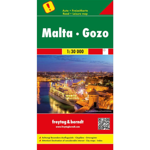 Malta - Gozo, Autokarte 1:30.000
