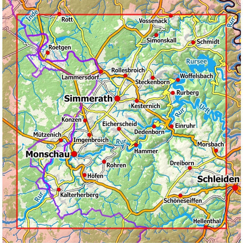 Monschauer Land - Nationalpark Eifel, Rursee