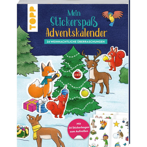 Stickerbuch-Adventskalender