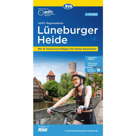 BVA ADFC Regionalkarte Lüneburger Heide 1:75.000
