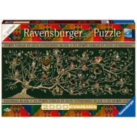 Ravensburger Puzzle 17299 - Familienstammbaum - 2000 Teile Harry Potter Panorama Puzzle für Erwachsene und Kinder ab 14 Jahren