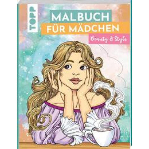 Malbuch für Mädchen Beauty & Style