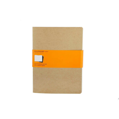 Moleskine Cahier Extra Large liniert packpapierbraun. 3er Pack