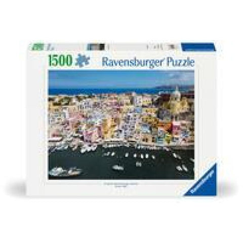 Erwachsenenpuzzle 1500 Teile - Buntes Procida Italien
