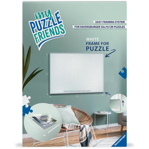 Puzzlezubehör - Puzzle-Rahmen, weiß