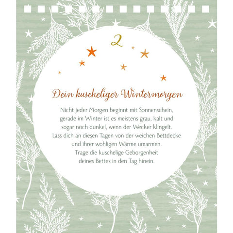 Tisch-Adventskalender - Zeit für Schönes