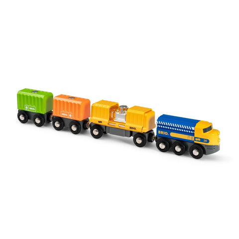 33982 BRIO Güterzug mit drei Waggons
