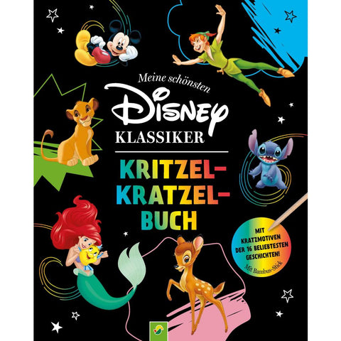 Meine schönsten Disney Klassiker Kritzel-Kratzel-Buch